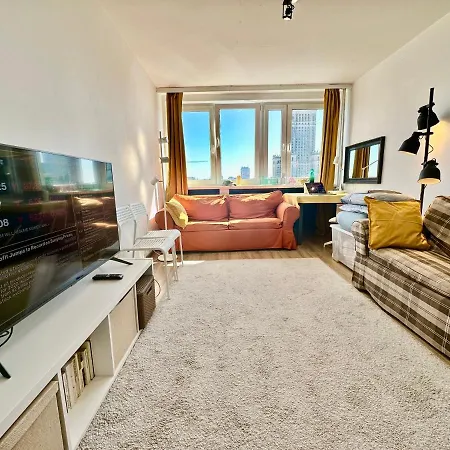 Appartement Super Brown 2x Metro Nowy Wifi Netflix Spotify Panorama Miasta Varsovie
