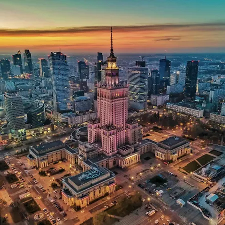 Διαμέρισμα Super Brown 2x Metro Nowy Wifi Netflix Spotify Panorama Miasta Βαρσοβία